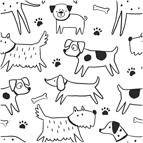 HAOKHOME 99052 Dog Wallpaper Peel and Stick Puppy...